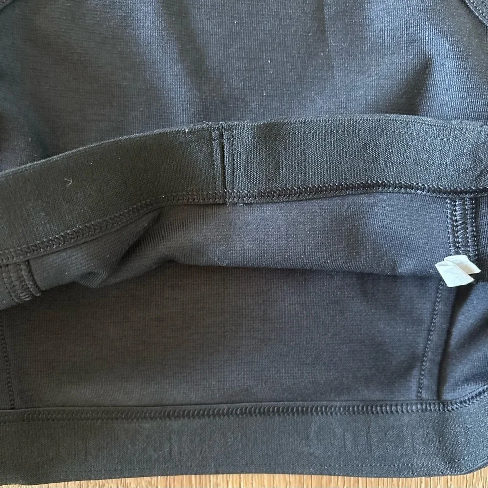 Outdoor Voices Athena Crop Top black womens small Racerback yoga loungewear